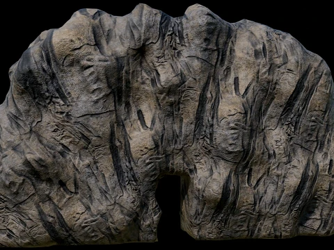 CAVE ENTRANCE GATE PORTAL DUNGEON ANCIENT TEMPLE COLLECTION Low-poly 3D Model