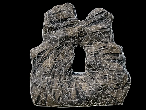 CAVE ENTRANCE GATE PORTAL DUNGEON ANCIENT TEMPLE COLLECTION Low-poly 3D Model