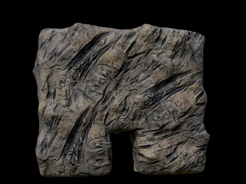 CAVE ENTRANCE GATE PORTAL DUNGEON ANCIENT TEMPLE COLLECTION Low-poly 3D Model
