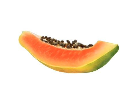 Papaya Wedge 3D Model