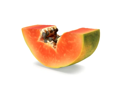 Papaya Slice 3D Model