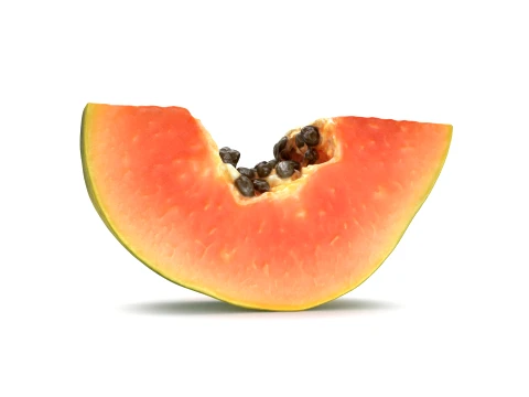Papaya Slice 3D Model