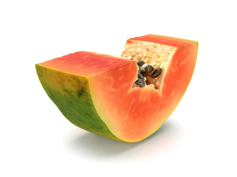 Papaya Slice 3D Model