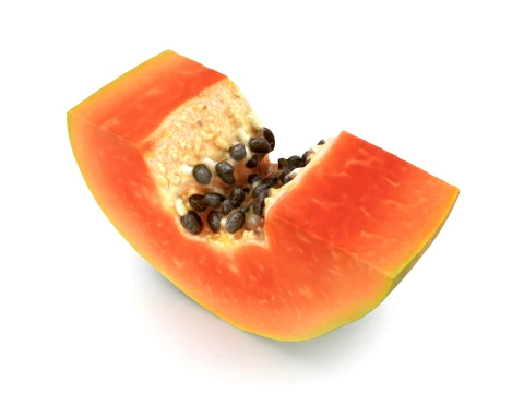 Papaya Slice 3D Model