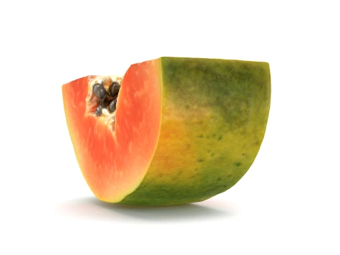 Papaya Slice 3D Model