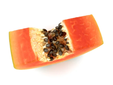 Papaya Slice 3D Model