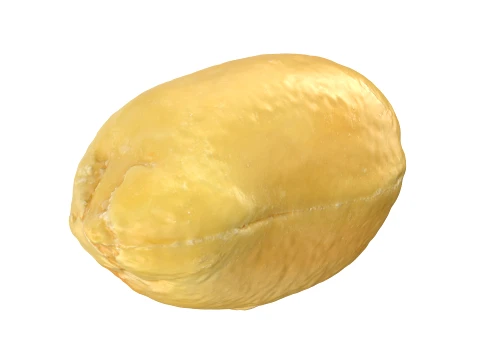 Peeled Peanut 3D Model