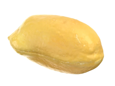 Peeled Peanut 3D Model