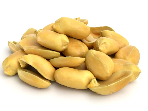 Peeled Peanuts 3D Model