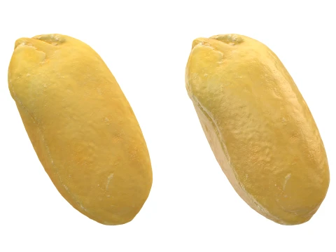 Peeled Peanuts 3D Model