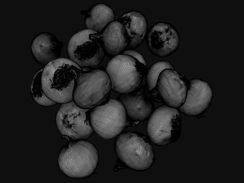 Shallots Pile 3D Model