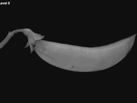 Snap Pea 02 3D Model