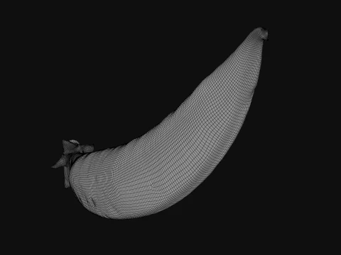 Snap Pea 02 3D Model