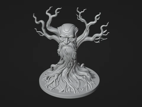 Ancient Tree Spirit 01 3Dプリントモデル