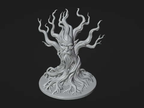 Ancient Tree Spirit 02 3Dプリントモデル