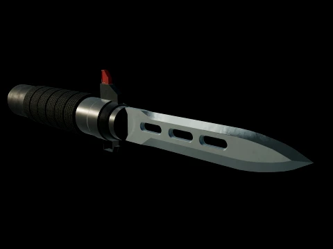 Old Steel Knife Model 3D