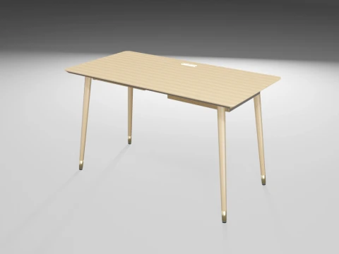 Modern Scandinavian Furniture Collection - 6 Wooden s Pack 3D Model