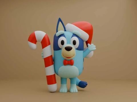 Bluey halloween figure 3D Print Model