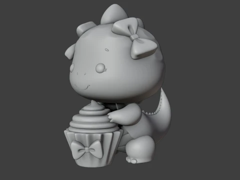 Dino 3D Print Model