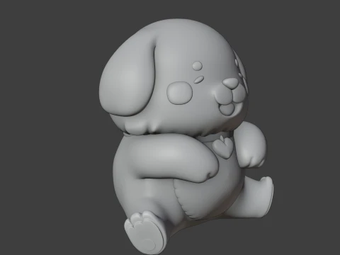 Dog 3D Print Model