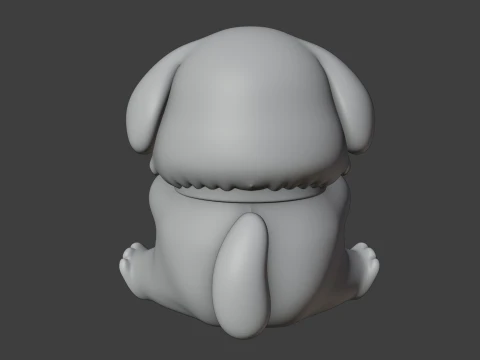 Dog 3D Print Model