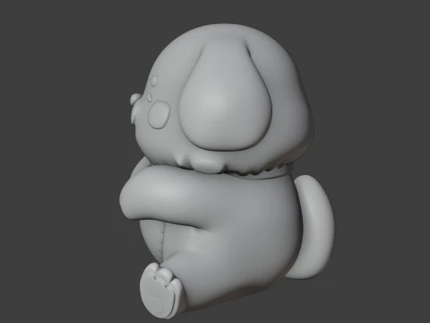 Dog 3D Print Model