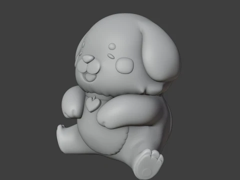 Dog 3D Print Model