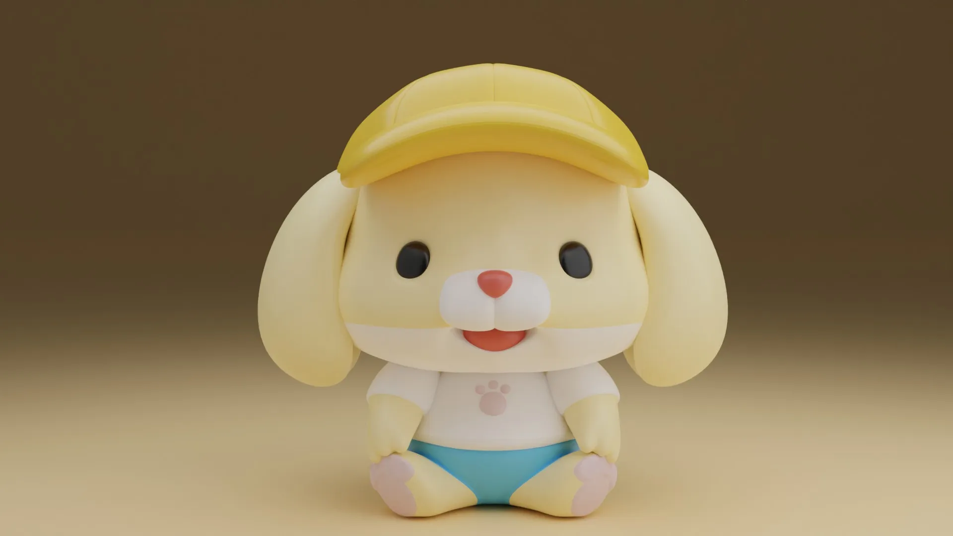 Dog 3D Print Model .c4d .max .obj .3ds .fbx .stl .blend 