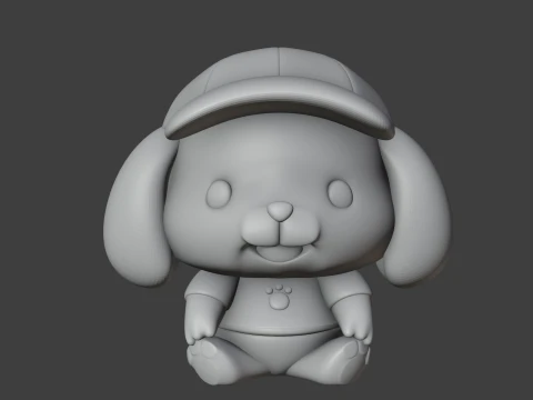 Dog 3D Print Model