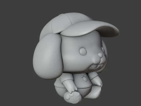 Dog 3D Print Model