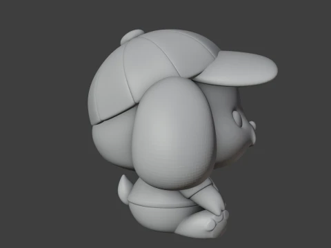Dog 3D Print Model