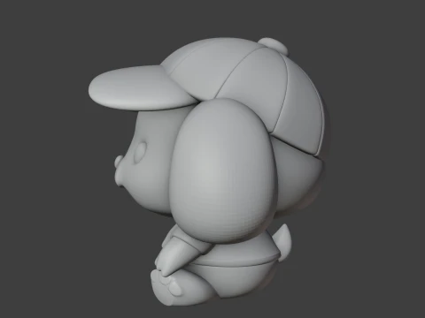 Dog 3D Print Model