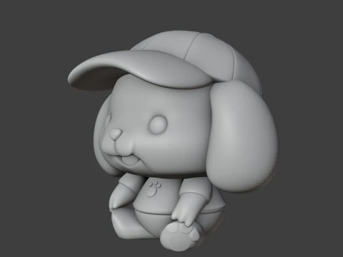 Dog 3D Print Model