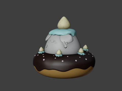 Pig 3D Print Model