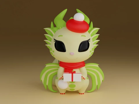 Dragon 3D Print Model