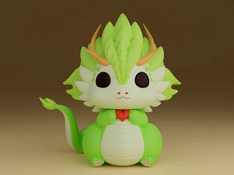 Dragon 3D Print Model