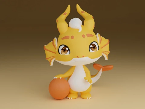 Dragon 3D Druckmodell