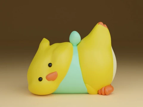 Duckling 3D Print Model