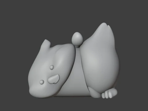 Duckling 3D Print Model