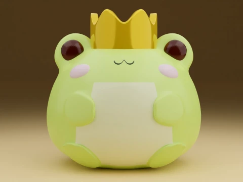 Frog 3D 프린트 모델
