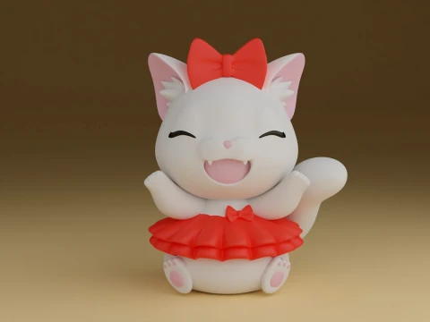 Cat 3Dプリントモデル