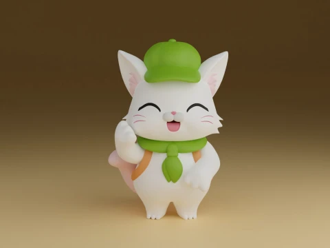 Cat Modelo de Impressão 3D