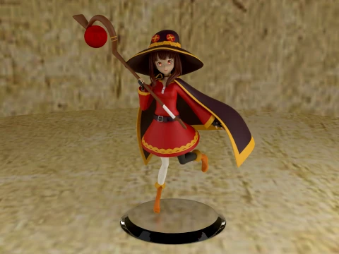 Megumin 3D Print Model