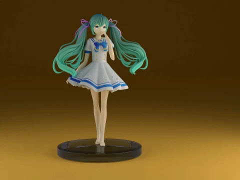 Hatsune miku 3D Print Model