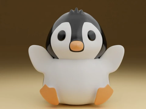 Penguin 3D Print Model