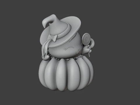 Hallowen cat 3D Print Model
