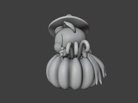 Hallowen cat 3D Print Model