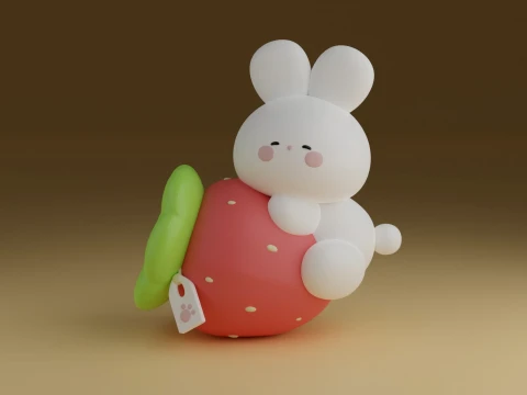 Rabbit 3D Baskı Modeli