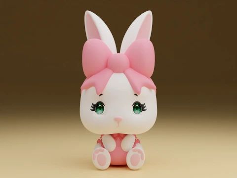 Rabbit Model do druku 3D
