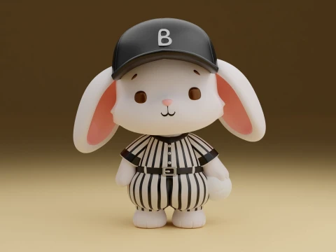 Rabbit 3Dプリントモデル